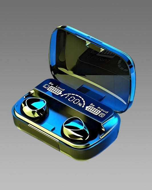 SonicPulseM10 TWS Wireless Earphone Touch Bluetooth Earplugs in The Ear Stereo Sport Headsets Noise Reduction Headphones with Digital Display Black