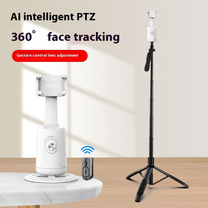Mack 360 Auto Face Tracking Gimbal AI Smart Gimbal Face Tracking Auto Phone Holder For Smartphone Video Vlog Live Stabilizer Tripod